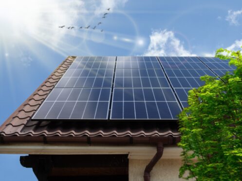 Solar Panels on Residential Home in Tampa, FL